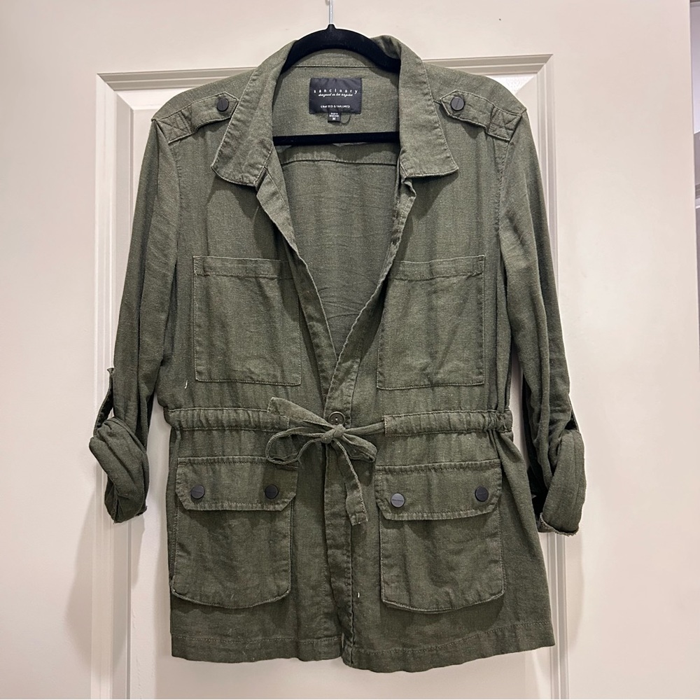 Sanctuary jacket green size medium